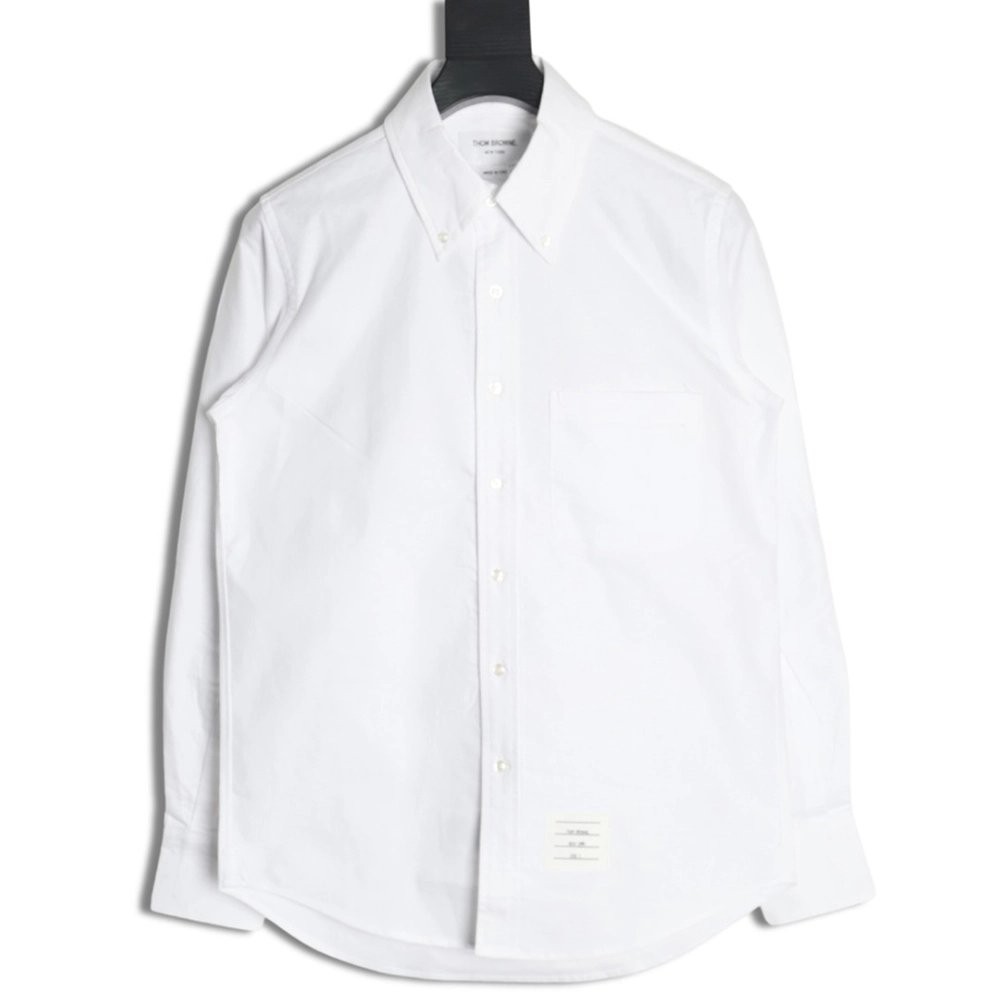 Thom Browne patchwork webbing shirt,Thom Browne Shirt,Shirt,APPAREL