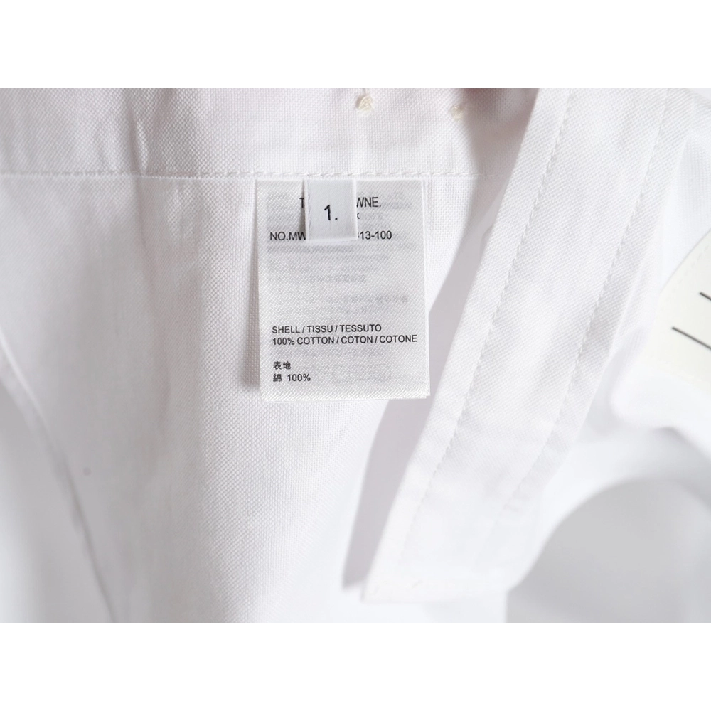Thom Browne patchwork webbing shirt,Thom Browne Shirt,Shirt,APPAREL