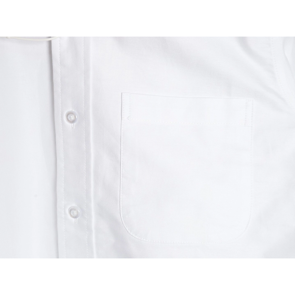 Thom Browne FourBar Embroidery Long Sleeve Shirt,Thom Browne Shirt,Shirt,APPAREL