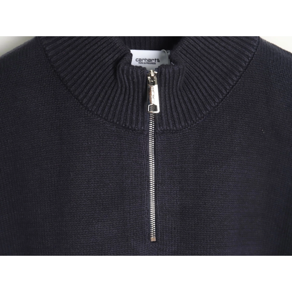 Carhartt Classic Wip Half Zip Stand Collar Sweater,Carhartt Sweatshirt,Sweatshirt,APPAREL