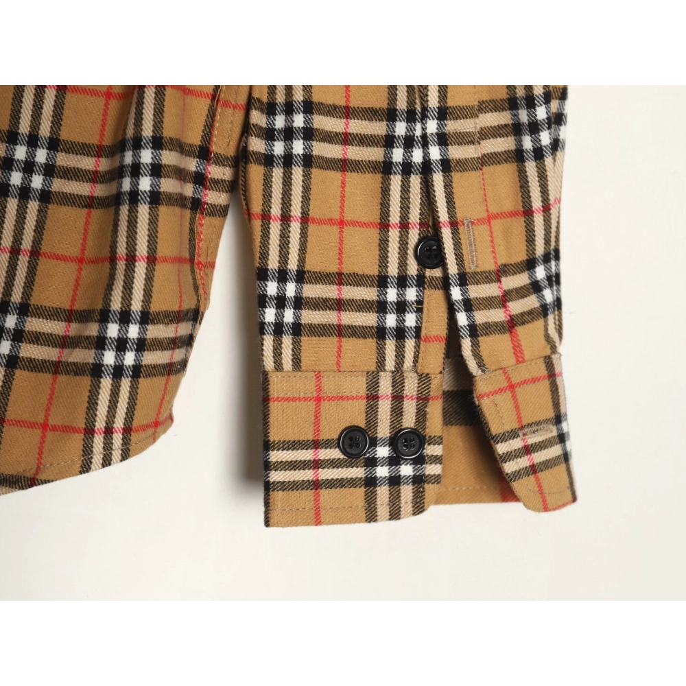 Burberry Double Brushed Striped Check Classic Shirt,Burberry Shirt,Shirt,APPAREL