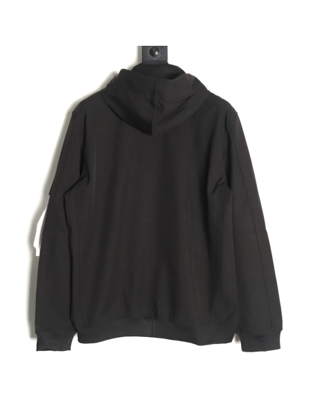 Stone Island Plain Hooded ZipUp Jacket,Stone Island Jacket,Jacket,APPAREL