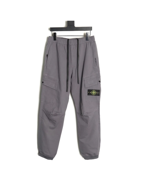 Stone Island Compass patch multipocket cargo trousers,Stone Island Trousers,CASUAL PANTS,APPAREL