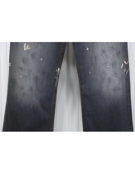 Acne Studios splash denim trousers,Acne Studios Trousers,CASUAL PANTS,APPAREL