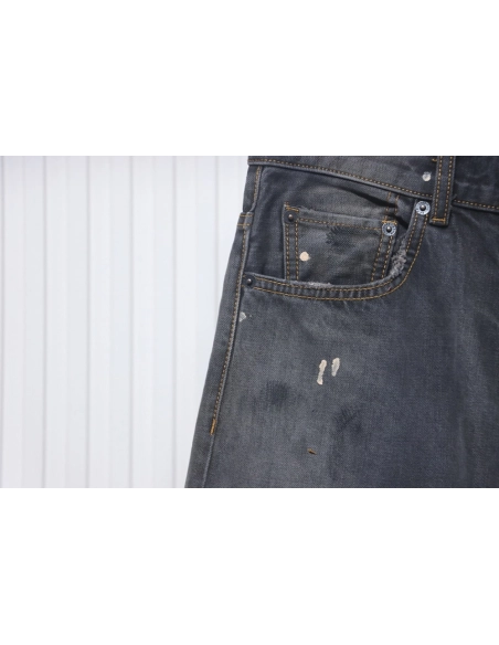 Acne Studios splash denim trousers,Acne Studios Trousers,CASUAL PANTS,APPAREL