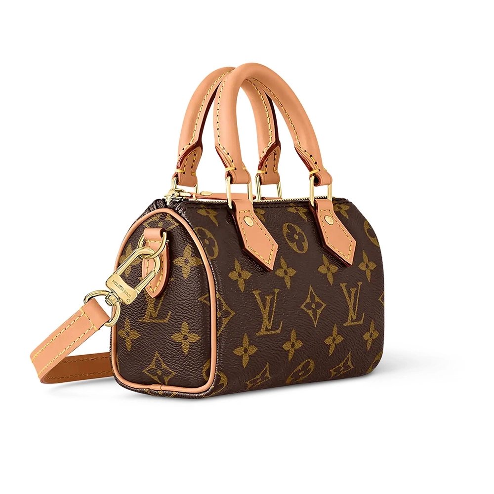Louis Vuitton Nano Speedy Bags M81085 16X10X7.6cm,Louis Vuitton Bags,BAGS