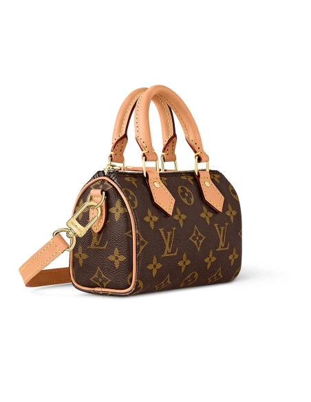 Louis Vuitton Nano Speedy Bags M81085 16X10X7.6cm,Louis Vuitton Bags,BAGS