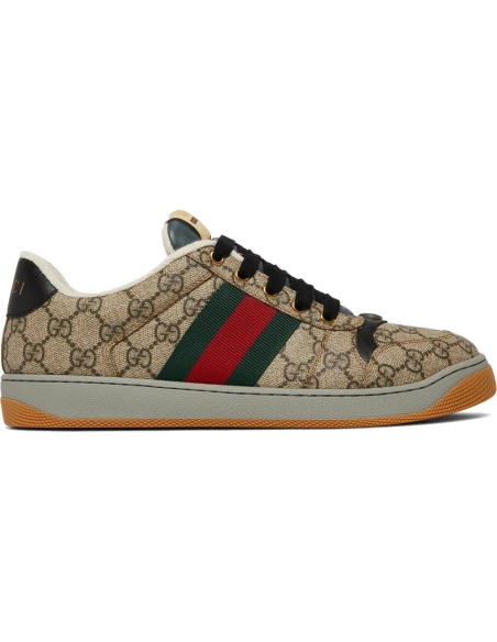 Gucci Screener Sneaker GG Monogram - Beige,GUCCI SHOES