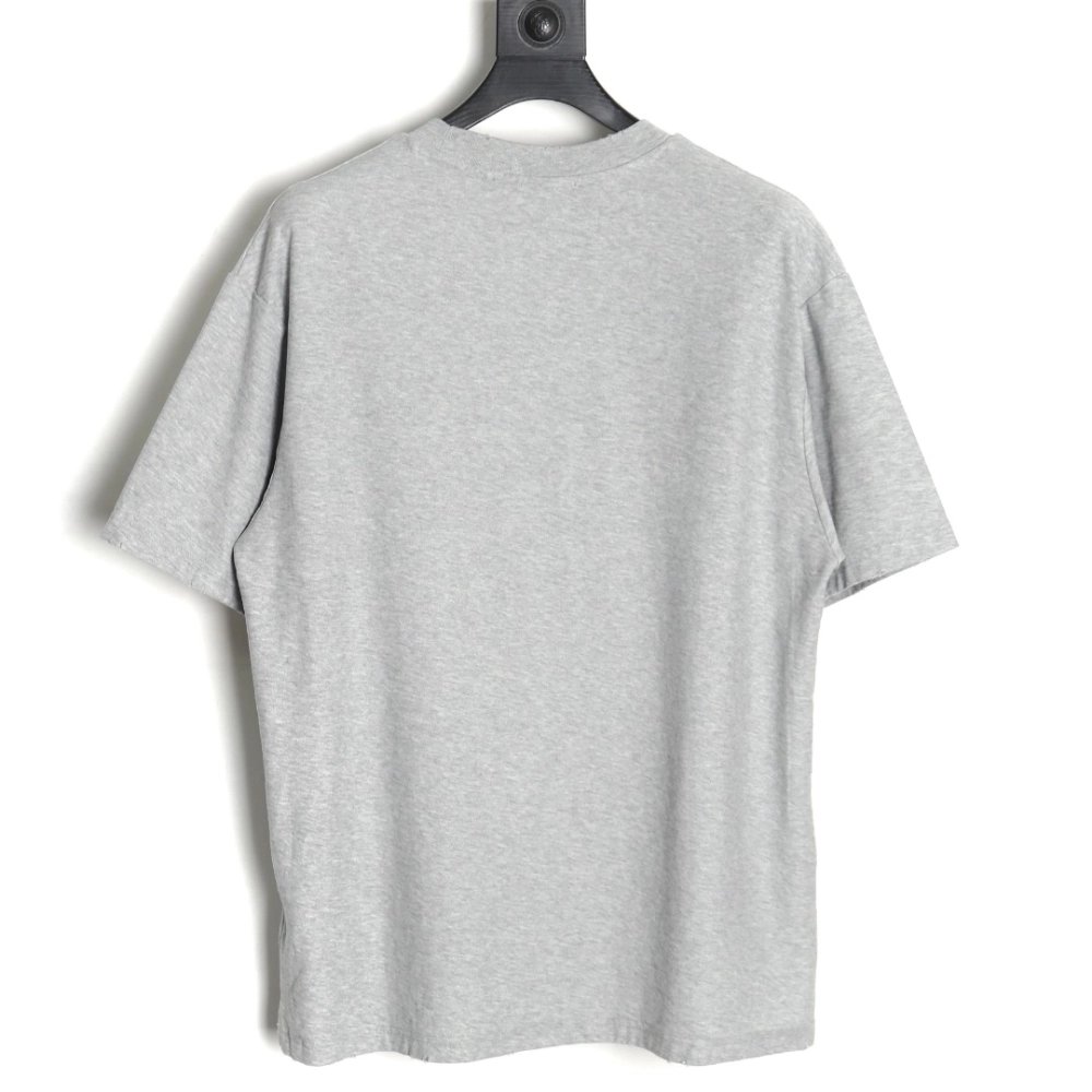 Acne Studios Gradient Mottled 1996 Lettering Print Short Sleeve T-shirt,Acne Studios