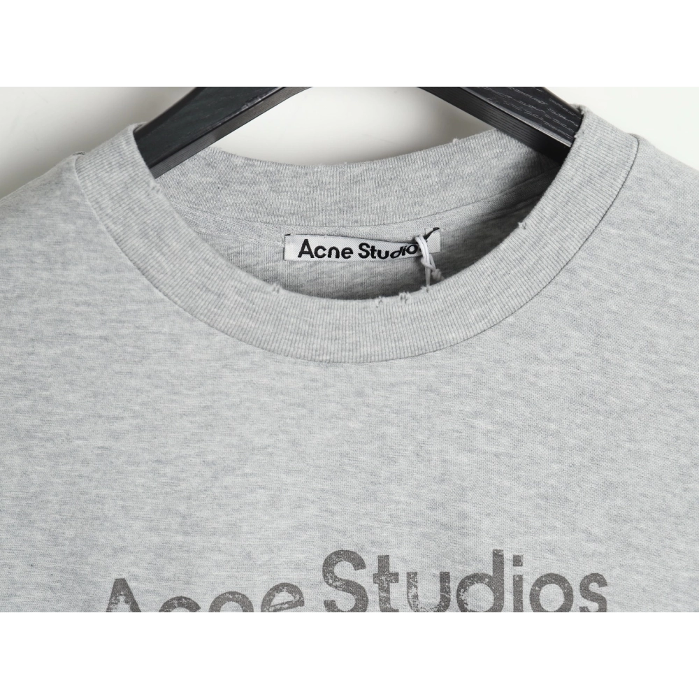 Acne Studios Gradient Mottled 1996 Lettering Print Short Sleeve T-shirt,Acne Studios