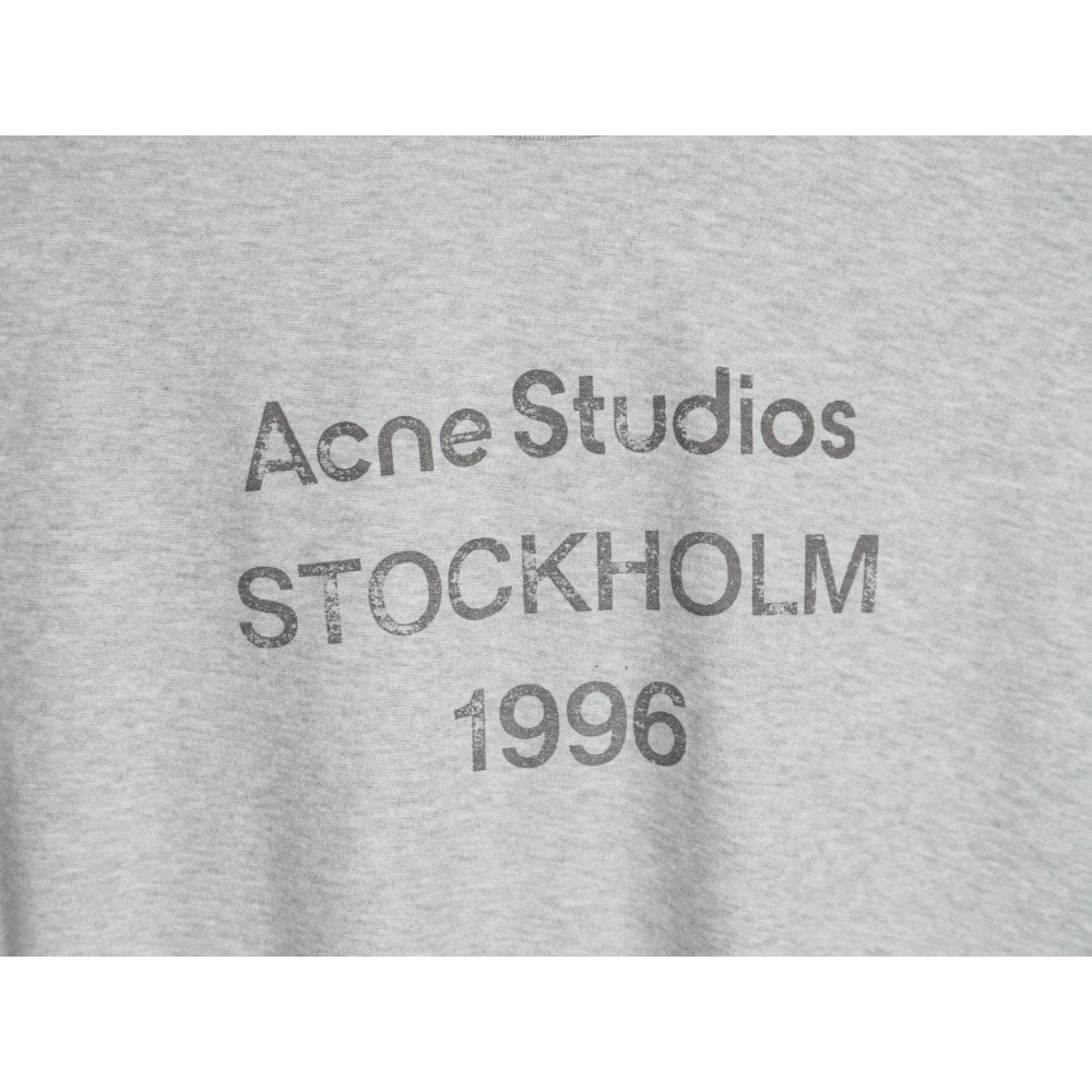 Acne Studios Gradient Mottled 1996 Lettering Print Short Sleeve T-shirt,Acne Studios