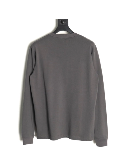 Alexander Wang 3D embossed glitter logo long-sleeved T-shirt,Alexander Wang