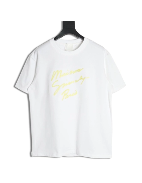 Givenchy embroidered letter logo short-sleeved T-shirt,Givenchy