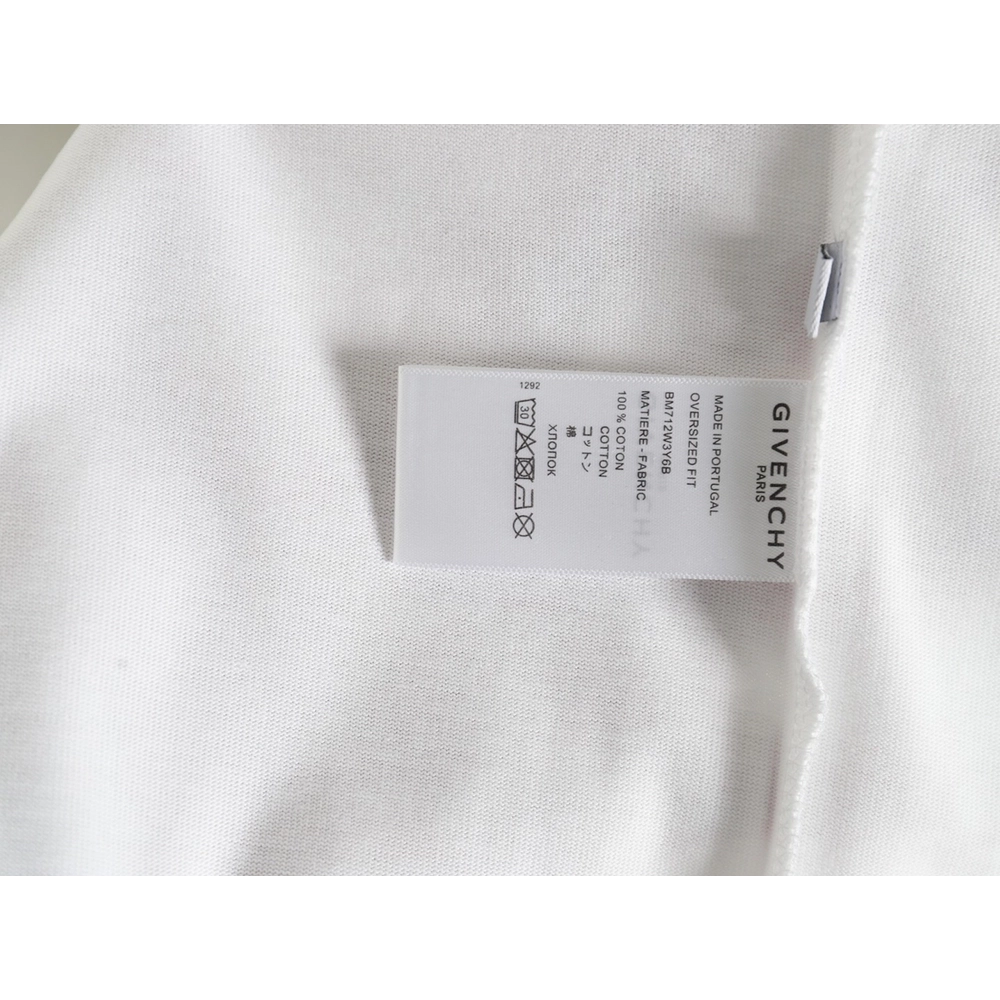 Givenchy embroidered letter logo short-sleeved T-shirt,Givenchy