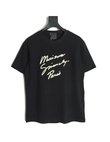 Givenchy embroidered letter logo short-sleeved T-shirt TSK1,Givenchy