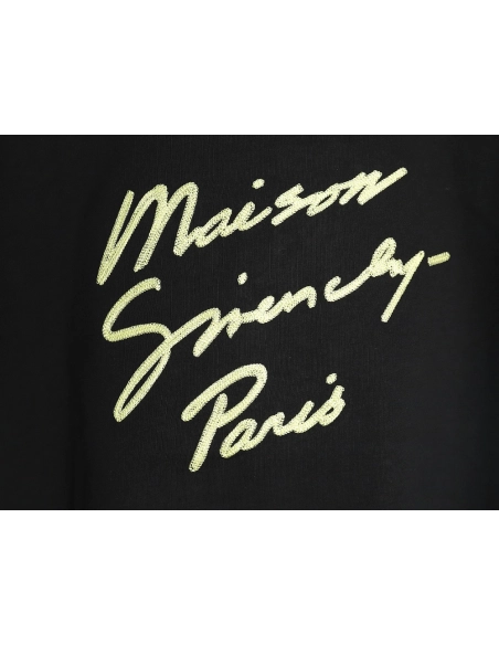 Givenchy embroidered letter logo short-sleeved T-shirt TSK1,Givenchy