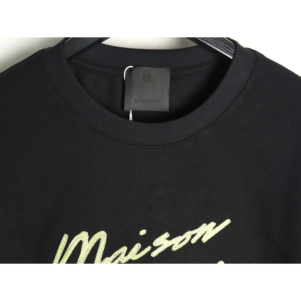 Givenchy embroidered letter logo short-sleeved T-shirt TSK1,Givenchy