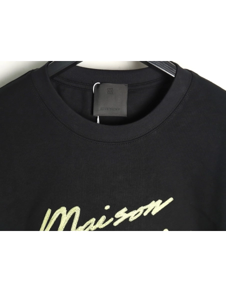 Givenchy embroidered letter logo short-sleeved T-shirt TSK1,Givenchy