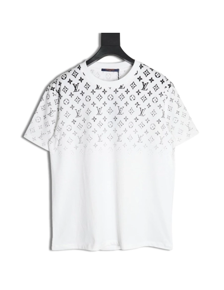 Louis Vuitton gradient full print monogram short-sleeved T-shirt,Louis Vuitton