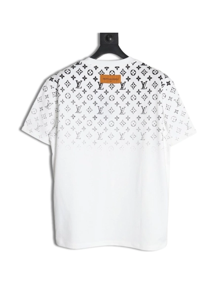 Louis Vuitton gradient full print monogram short-sleeved T-shirt,Louis Vuitton