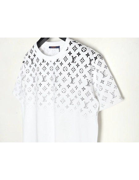 Louis Vuitton gradient full print monogram short-sleeved T-shirt,Louis Vuitton