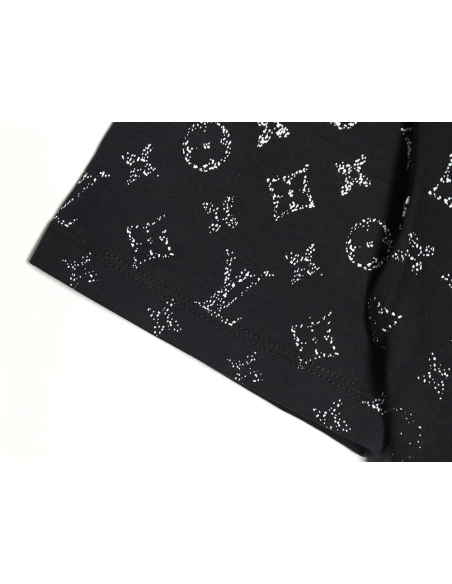 Louis Vuitton gradient full print monogram short-sleeved T-shirt TSK1,Louis Vuitton