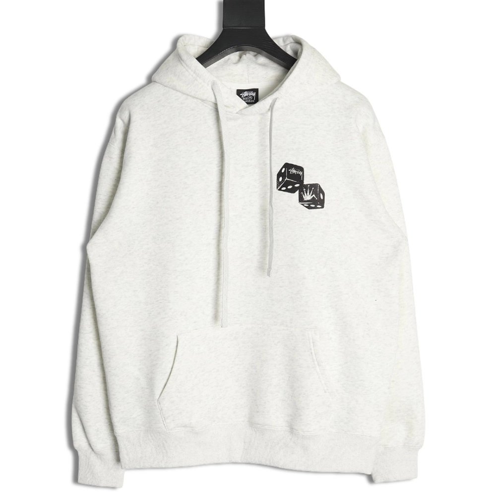 Stussy dice crown fleece hoodie,Stussy