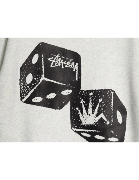 Stussy dice crown fleece hoodie,Stussy