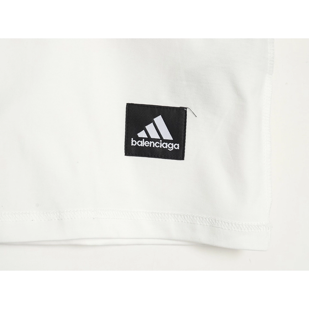 Balenciaga &amp; Adidas co-branded embroidered short-sleeved T-shirt,Balenciaga
