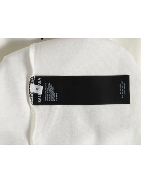 Balenciaga Lettering Embroidered LOGO Short Sleeve T-Shirt,Balenciaga