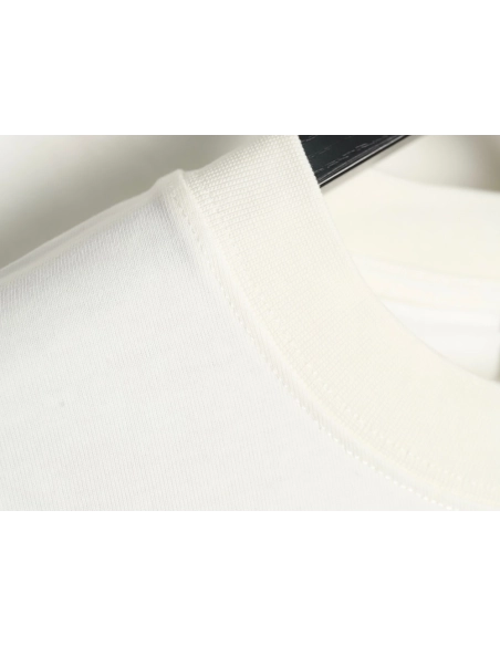 Balenciaga Lettering Embroidered LOGO Short Sleeve T-Shirt,Balenciaga