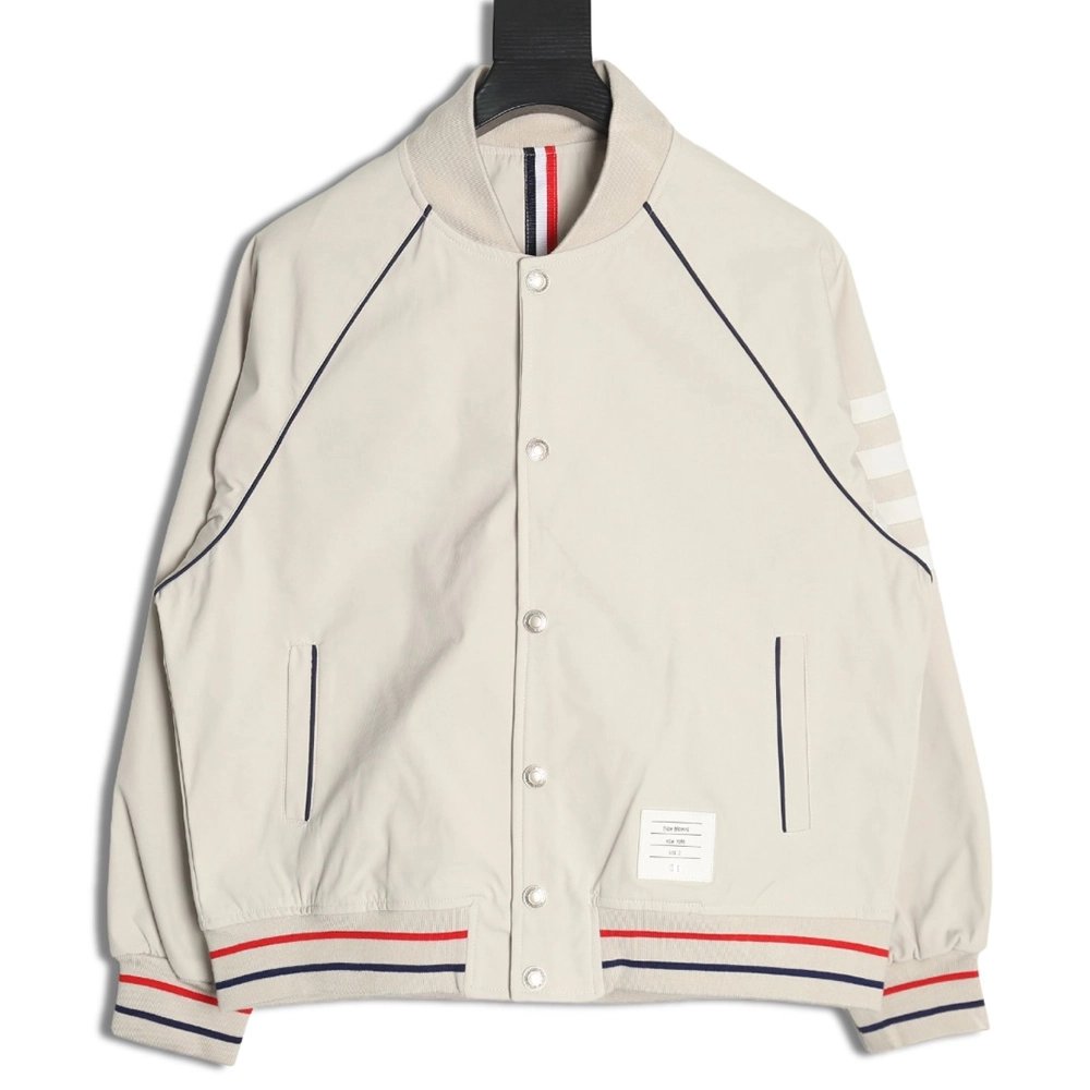 Thom Browne four-bar bomber jacket,Thom Browne
