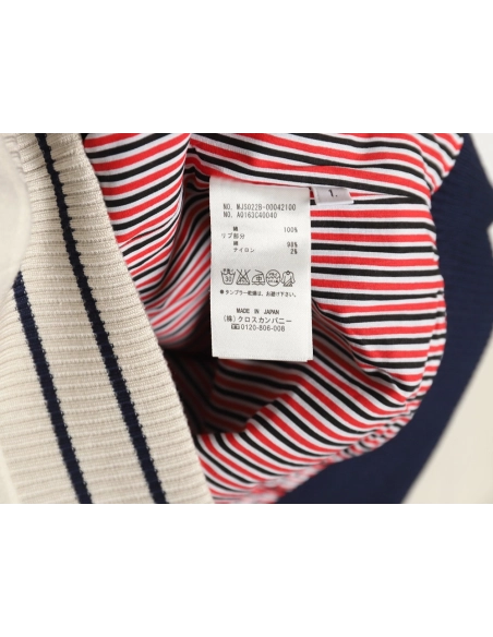 Thom Browne patchwork 4-bar baseball jersey jacket,Thom Browne