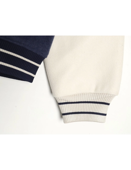 Thom Browne patchwork 4-bar baseball jersey jacket,Thom Browne