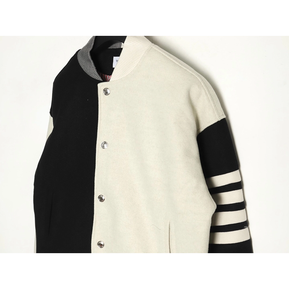Thom Browne patchwork 4-bar baseball jersey jacket TSK1,Thom Browne