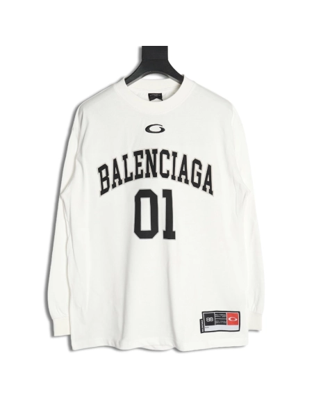 Balenciga No. 01 Long Sleeve T-Shirt,Balenciaga