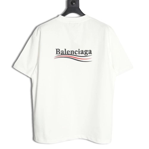 Balenciaga Coke wave print short sleeves,Balenciaga