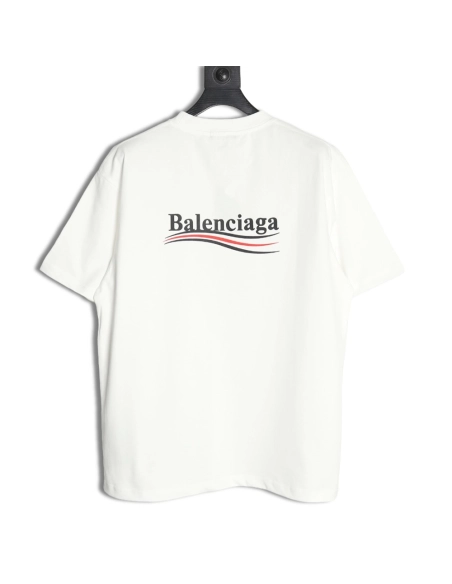 Balenciaga Coke wave print short sleeves,Balenciaga