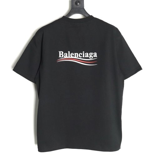 Balenciaga Coke wave print short sleeves TSK1,Balenciaga