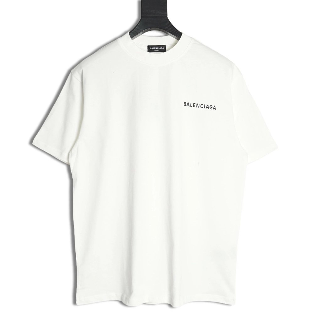 Balenciaga Letter Print Logo Short Sleeve,Balenciaga