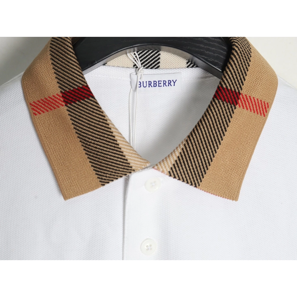 Burberry Classic Collar Check Short Sleeve Polo Shirt TSK2,Burberry