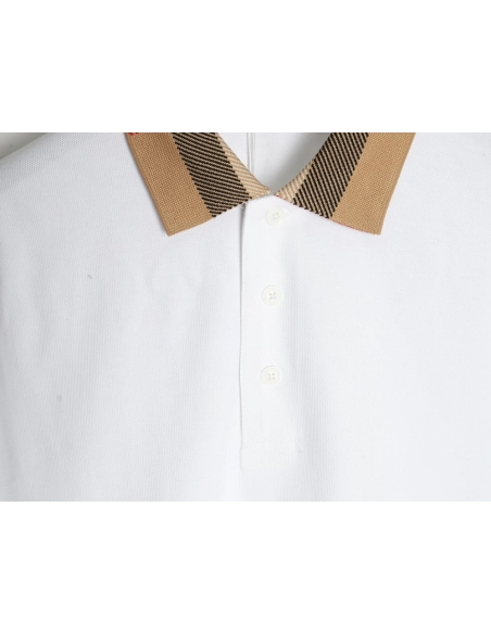 Burberry Classic Collar Check Short Sleeve Polo Shirt TSK2,Burberry