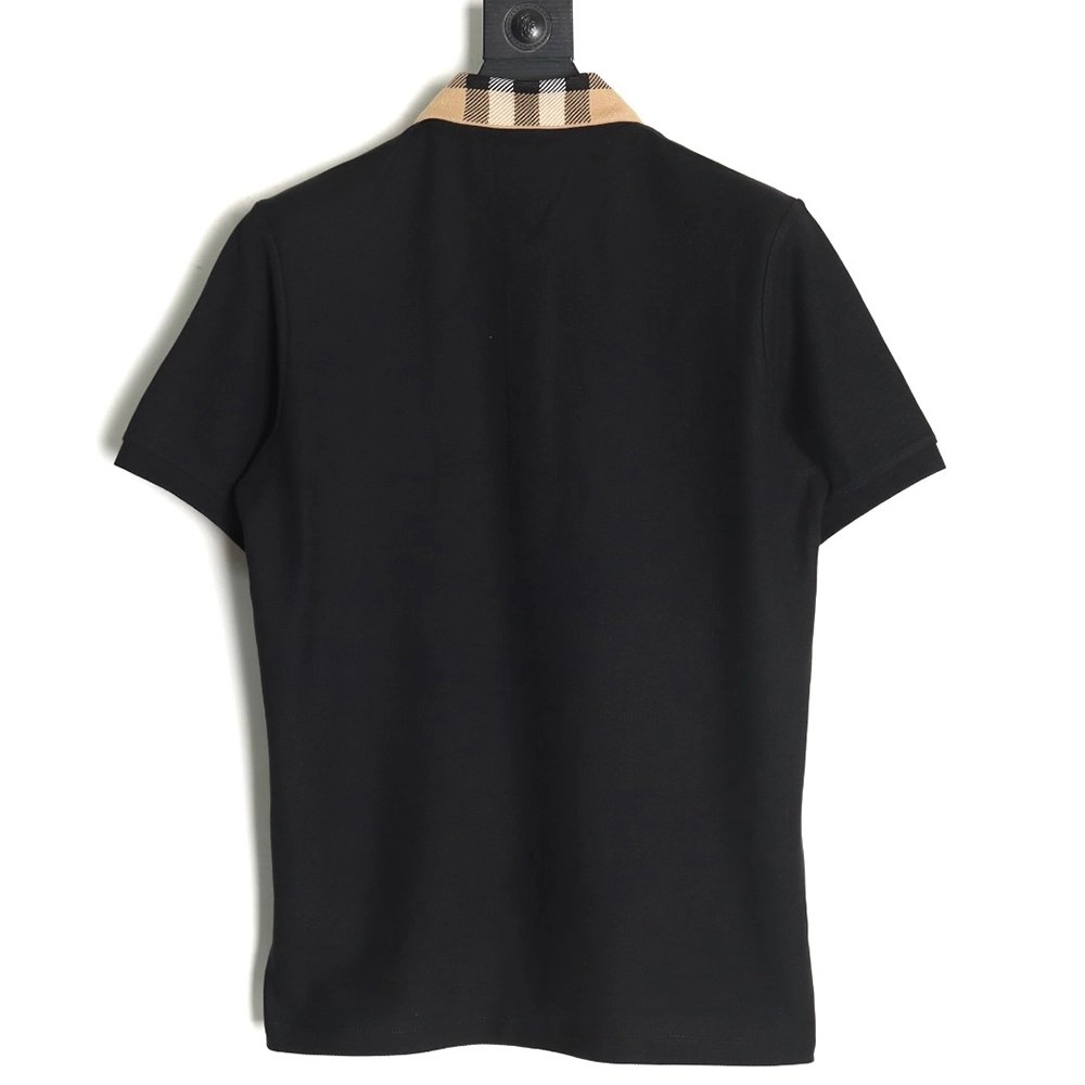 Burberry Classic Collar Check Short Sleeve Polo Shirt TSK4,Burberry