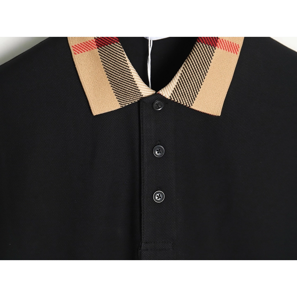 Burberry Classic Collar Check Short Sleeve Polo Shirt TSK4,Burberry