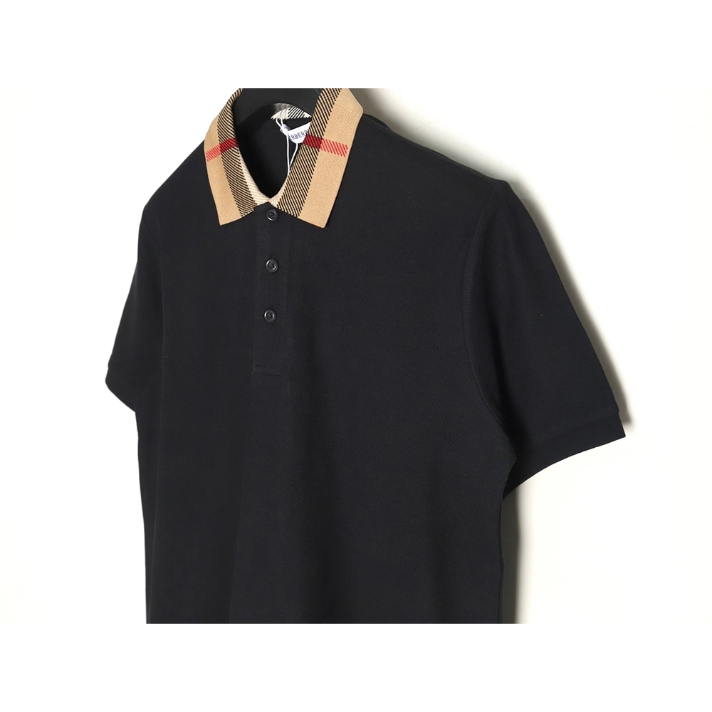 Burberry Classic Collar Check Short Sleeve Polo Shirt TSK4,Burberry