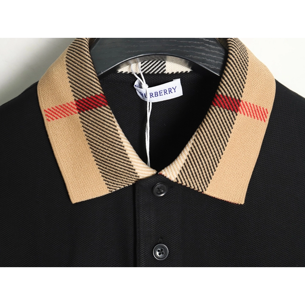 Burberry Classic Collar Check Short Sleeve Polo Shirt TSK4,Burberry