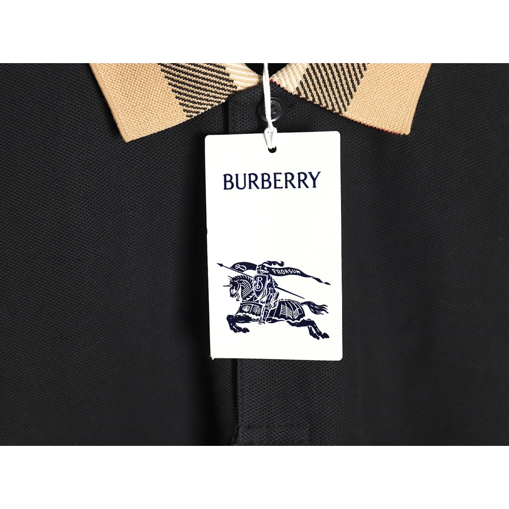 Burberry Classic Collar Check Short Sleeve Polo Shirt TSK4,Burberry