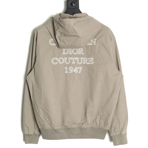 Dior letter print hooded windbreaker jacket,Dior