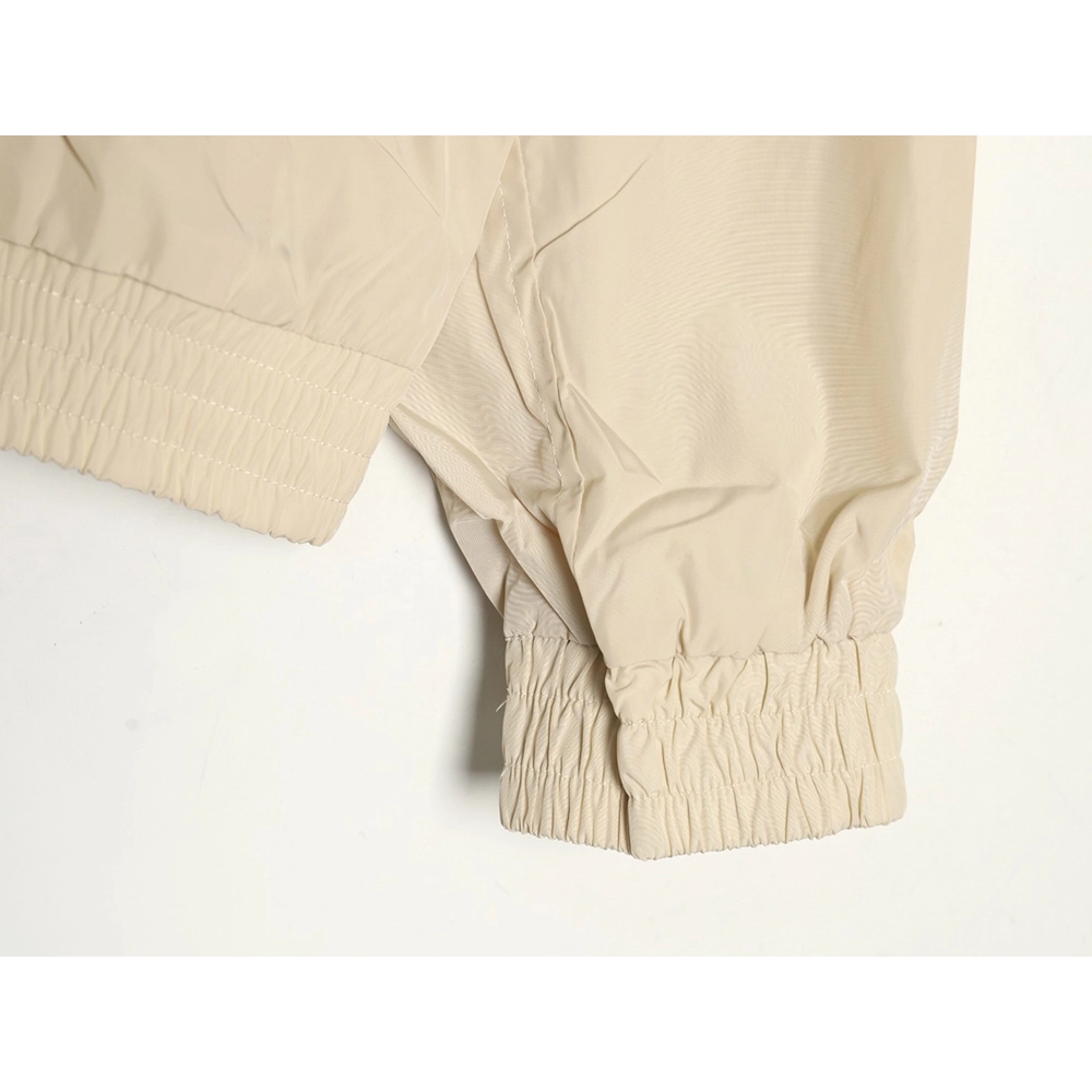 Prada Embroidered Logo Zip-Up Jacket,Prada