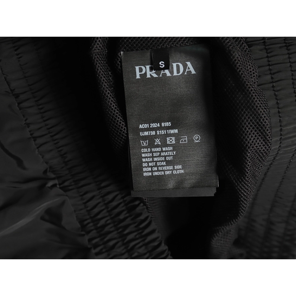 Prada Embroidered Logo Zip-Up Jacket TSK1,Prada